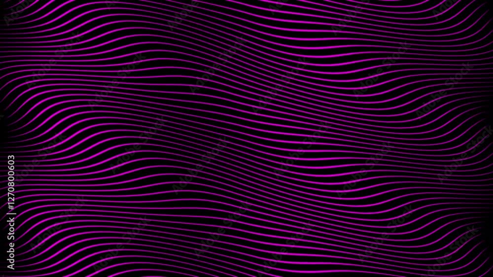 abstract Light Magenta color wave background on black Background abstract Light Magenta color wave background on black Background