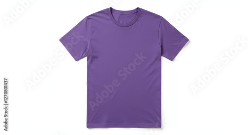 Display purple tshirt blank seamless background minimalist clean product image style