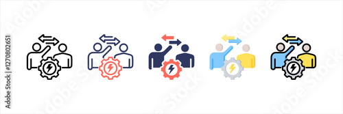 Conflict Resolution Multistyle Icon Set