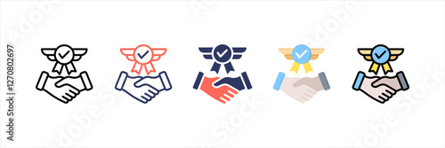 Trustworthy Multistyle Icon Set