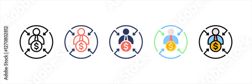Entrepreneurship Multistyle Icon Set