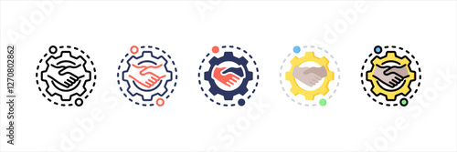 Alliance Multistyle Icon Set