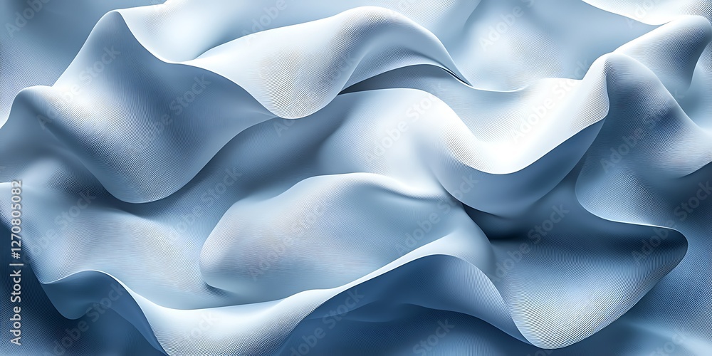 Fototapeta premium Abstract Light Blue Fabric Texture