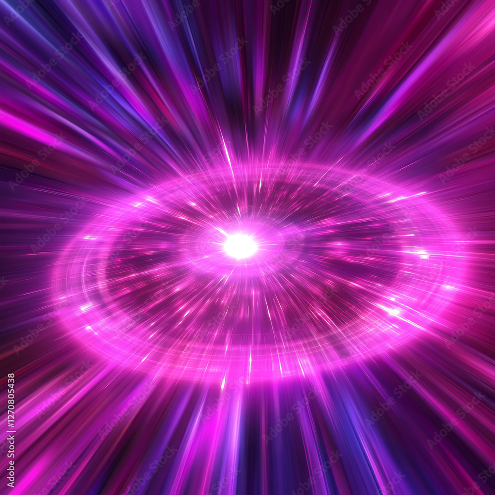 Radiant Pink Ring of Light and Speed Blur Effect Hyperspace Tunnel Cosmic Portal Phenomenon Artwork Radiant Pink Ring of Light and Speed Blur Effect Hyperspace Tunnel Cosmic Portal Phenomenon Artwork