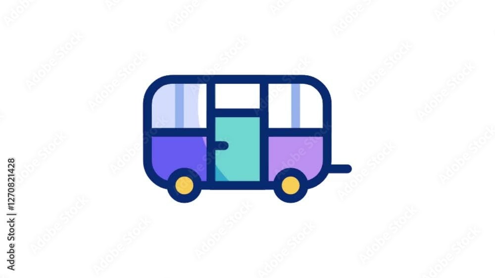 bus isolated on white background bus isolated on white background