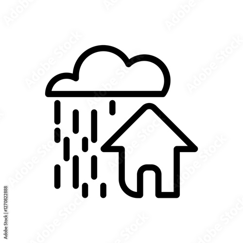 heavy rain icon