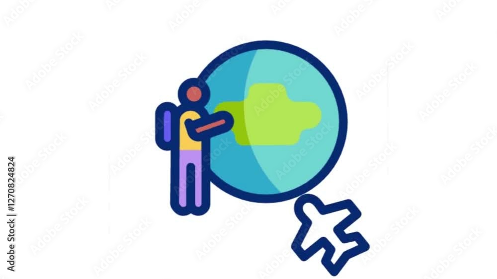 3d render of a female symbol glittering on the globe 3d render of a female symbol glittering on the globe