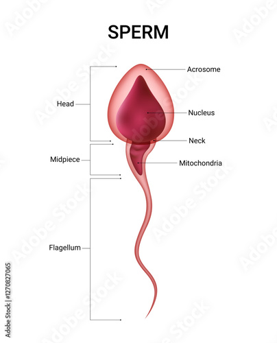 Structure of Human Sperm Cell
