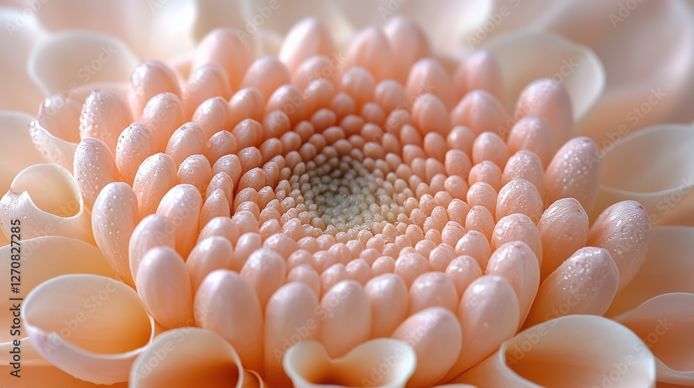Close-Up of Delicate Pink Gerbera Daisy with Water Droplets Close-Up of Delicate Pink Gerbera Daisy with Water Droplets