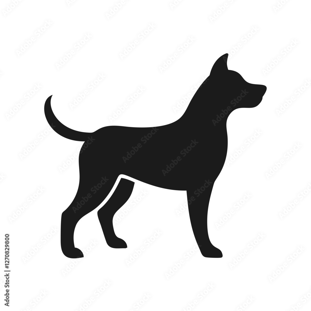 Perfect Dog Vector Silhouette for Design Enthusiasts Perfect Dog Vector Silhouette for Design Enthusiasts