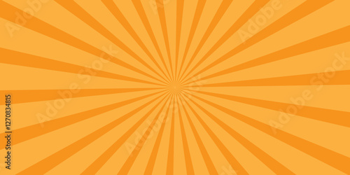 Wallpaper Mural Radiant Sunburst Illustration with Fiery Solar Rays, Warm Summer Glow, and Abstract Sunshine Background design. Vector Starburst Design with a Shimmering Solar Backdrop. Torontodigital.ca