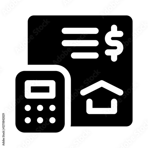 Net Worth Calculation glyph icon
