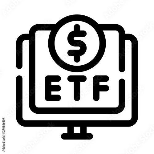 ETF line icon