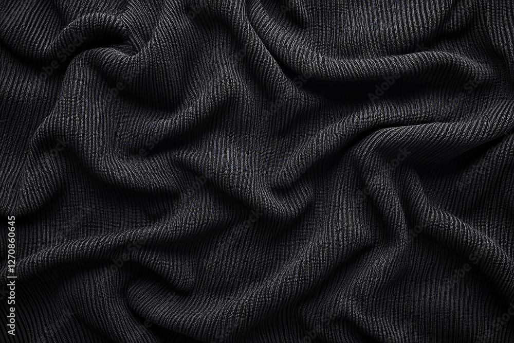 Black jersey texture background Black jersey texture background