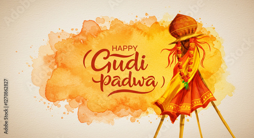 Gudi Padwa Watercolor Celeb...