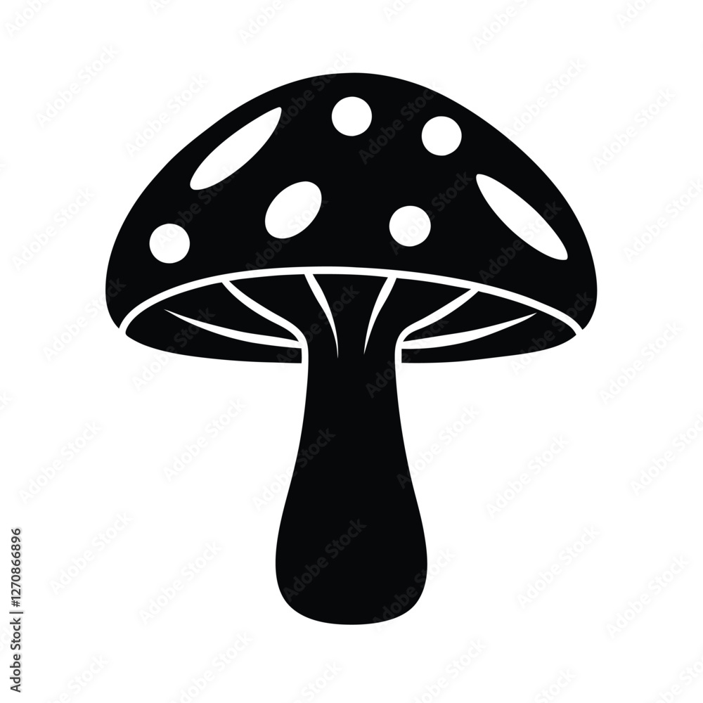 mushroom on a white background mushroom on a white background