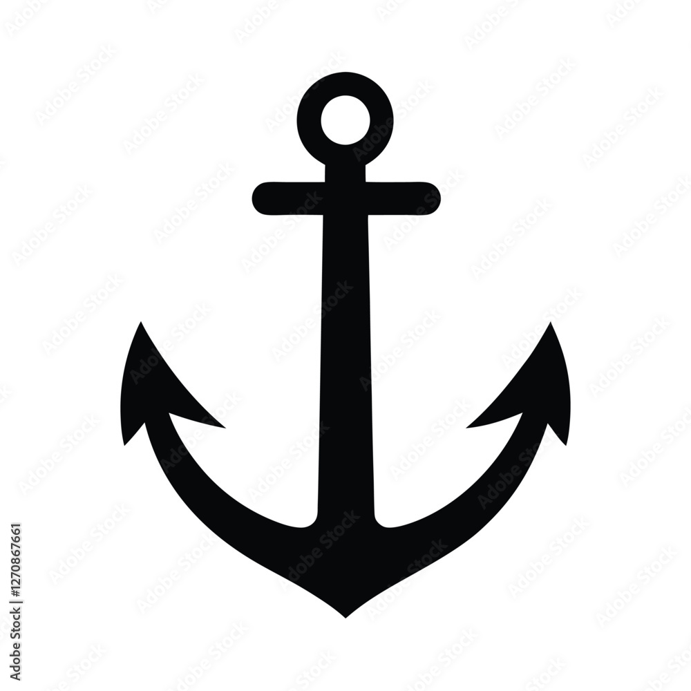 anchor isolated on white anchor isolated on white