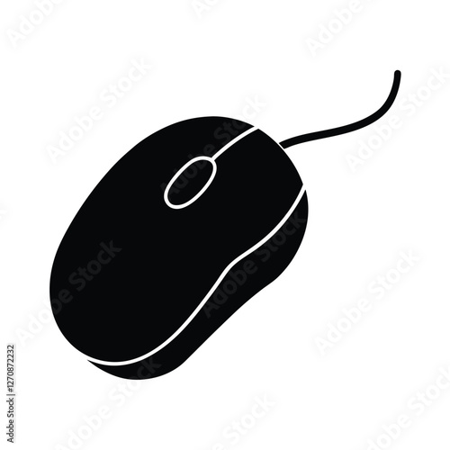 computer mouse isolated on white