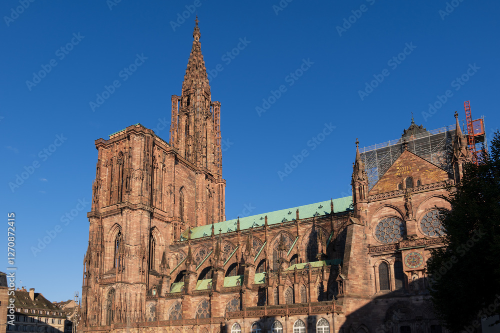 Fototapeta premium Strasbourg Cathedral de Notre-Dame in France