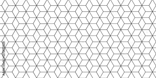 Vector grid metal gradient science web tech connection triangle diamond honeycomb hexagon art. Seamless pattern with hexagon square cube geometric pattern shapes grid metal element texture design.	