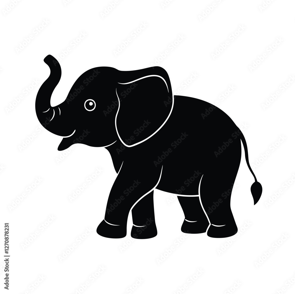 Elephant cartoon Vector Illustration Elephant cartoon Vector Illustration