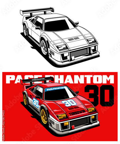 Pace Phantom Racing Car Design 