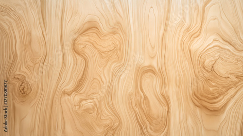smooth sanded maple wood background with light cream tones, showcasing natural patterns and textures that evoke warmth and elegance
