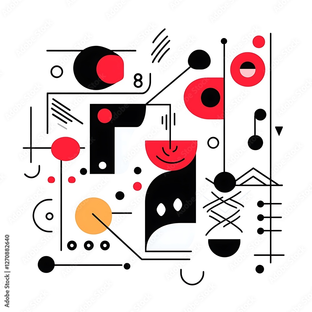 Abstract geometric shapes composition (25) Abstract geometric shapes composition (25)