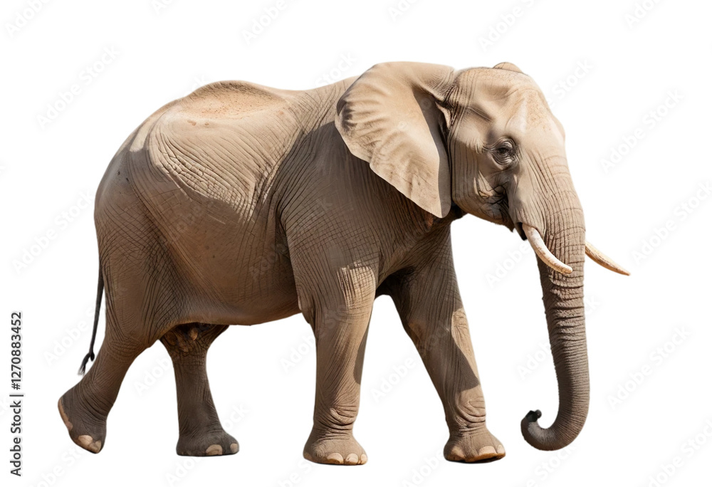Obraz premium elephant isolated on transparent background