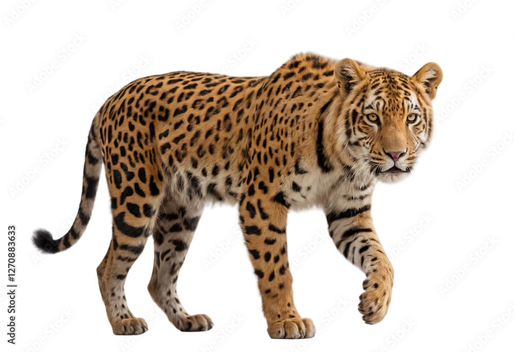leopard isolated on transparent background leopard isolated on transparent background