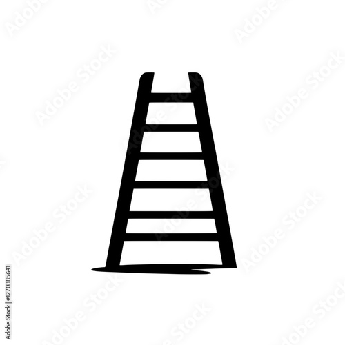 Ascending to New Heights: A stark, high-contrast image of a ladder, symbolizing aspiration, progress, and the climb to success, inviting viewers to envision their own journey of growth.