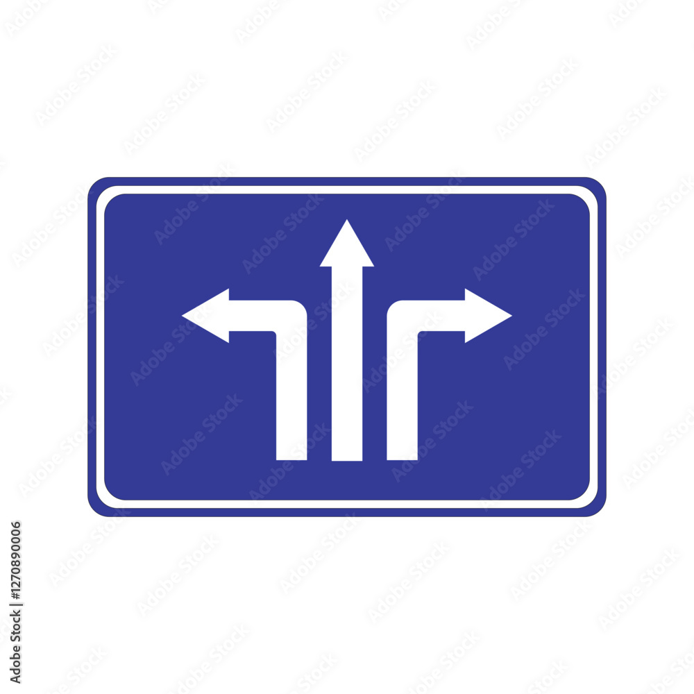 Create a vector icon illustration of a road sign with an arrow featuring a signpost or rectangular/square road sign with a directional arrow pointing left, right, up, or down to represent navigation Create a vector icon illustration of a road sign with an arrow featuring a signpost or rectangular/square road sign with a directional arrow pointing left, right, up, or down to represent navigation