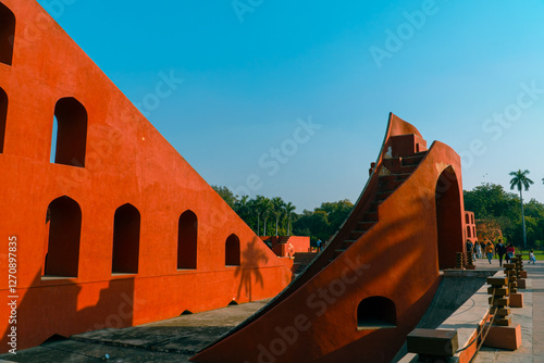 Astronomical instrument in Jantar Mantar, New Delhi, India 2025 photo