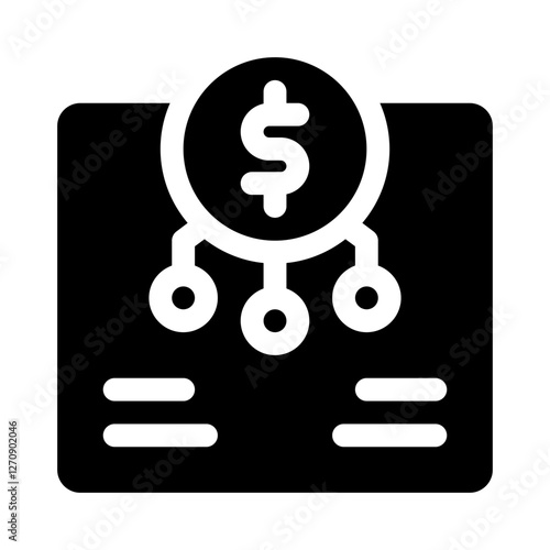 Portfolio Diversification glyph icon