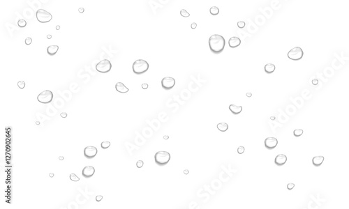 Konstfotografi Realistic water drops