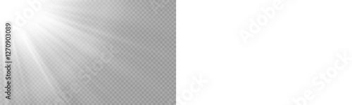 PNG transparent sunlight special lens flare light effect. Stock royalty free PNG image.