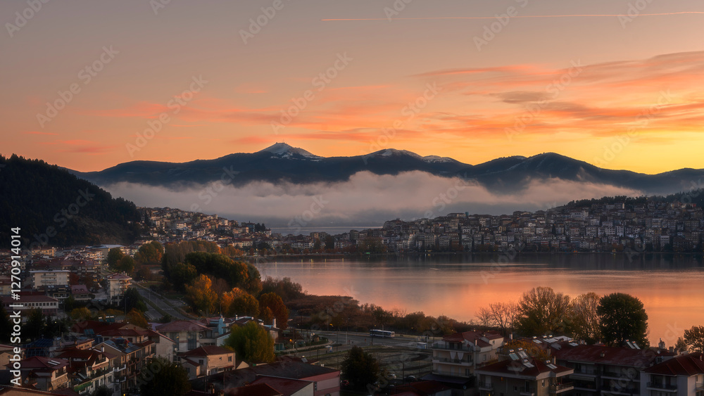 Fototapeta premium kastoria lake