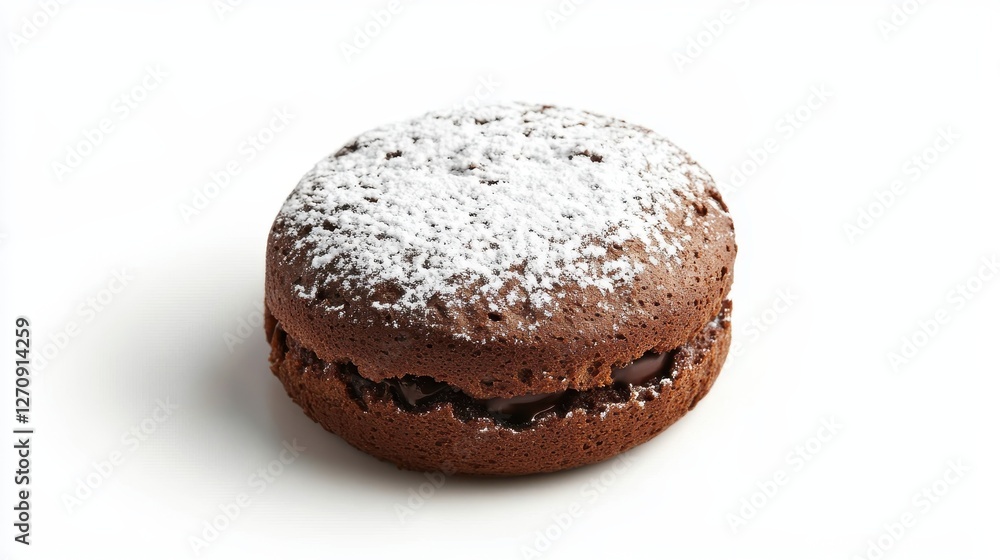 Delicious Chocolate Cake with Powdered Sugar Delicious Chocolate Cake with Powdered Sugar