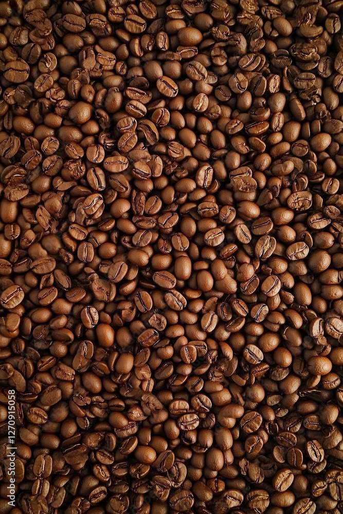 Aromatic Roasted Coffee Beans Textured Background Aromatic Roasted Coffee Beans Textured Background