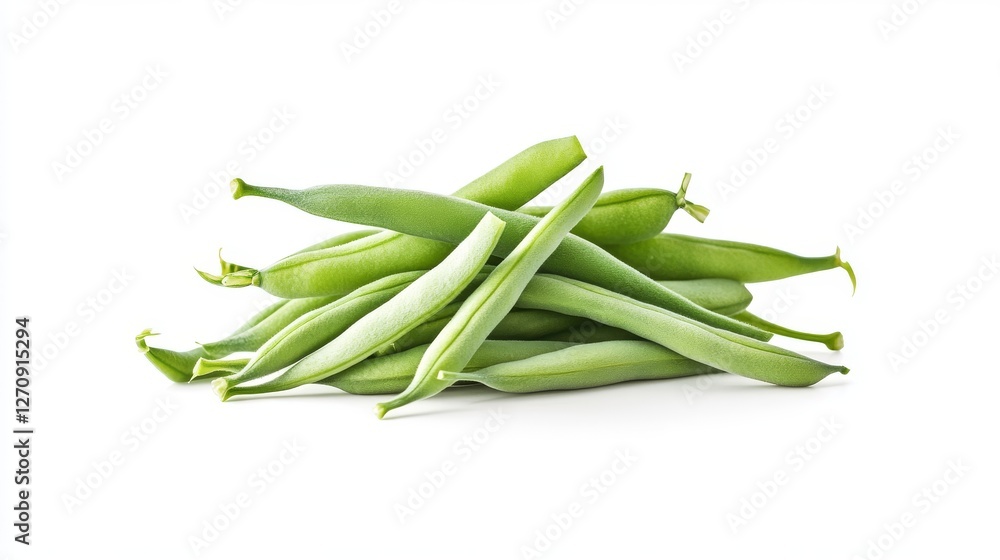 Green beans without background vector image Green beans without background vector image