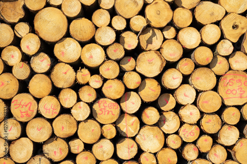 pile of wood texture background