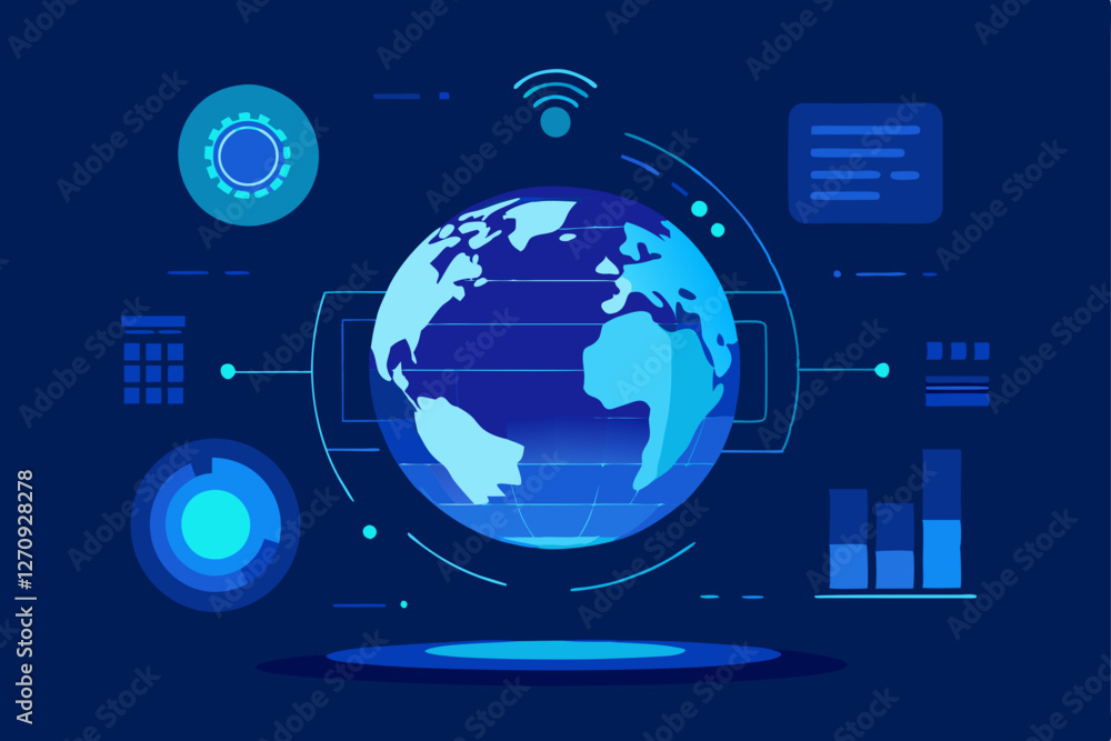 global communication concept global communication concept
