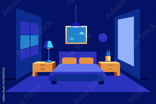 modern bedroom interior