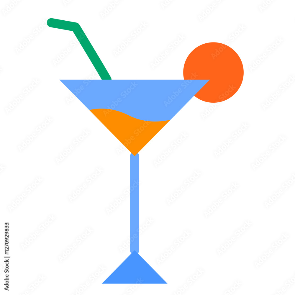 CocktailGlasses Vector Design Icon Style CocktailGlasses Vector Design Icon Style
