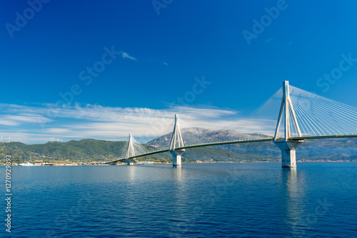 Rion - Antirion bridge in Greece	