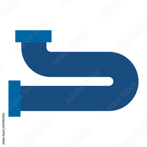 Pipe Vector Design Icon Style