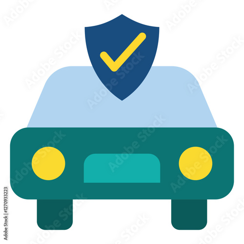 Auto Insurance Vector Design Icon Style