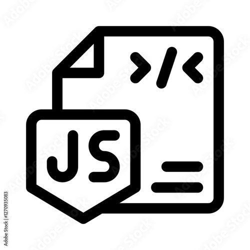 JavaScript line icon