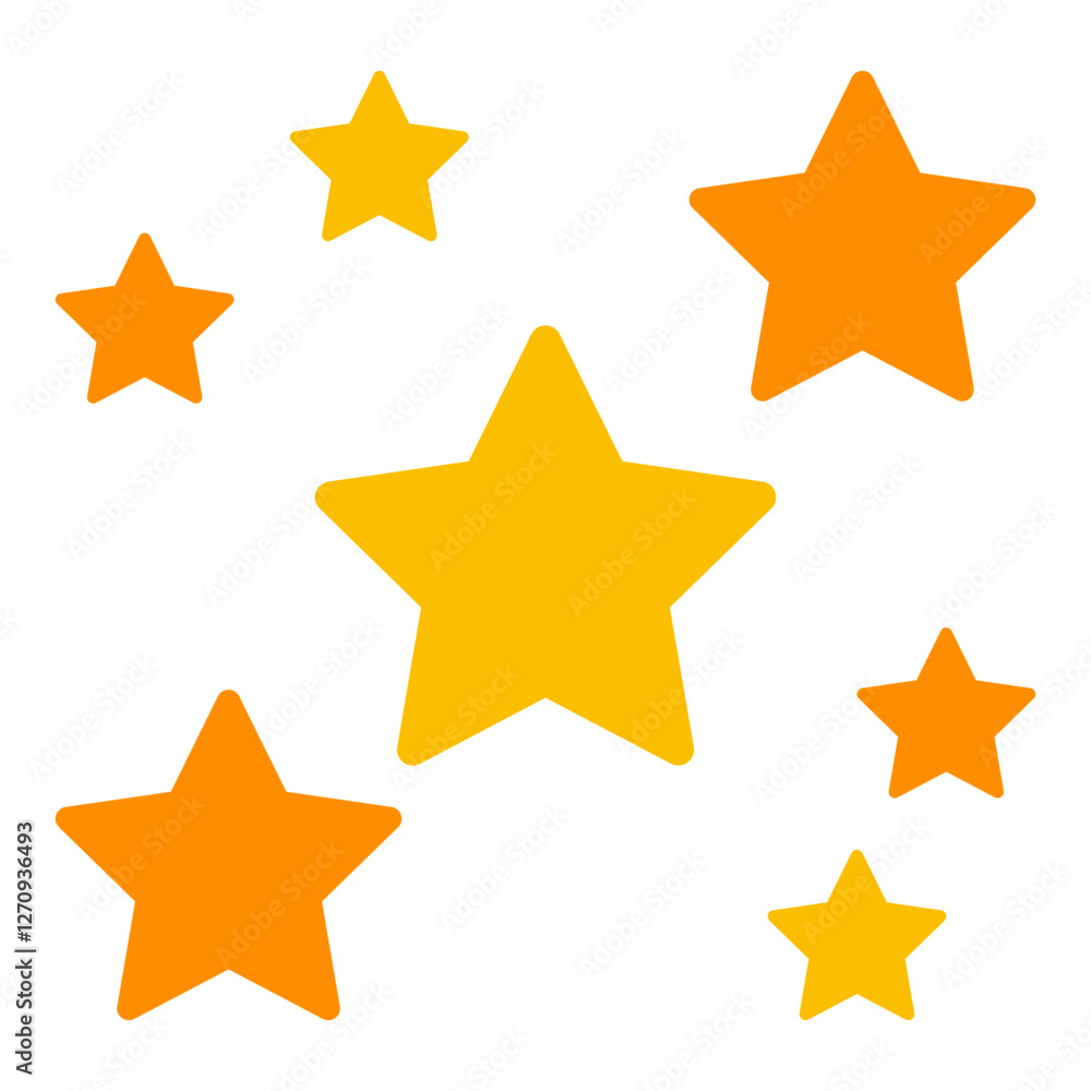 Star Symbol Vector Design Icon Style Star Symbol Vector Design Icon Style