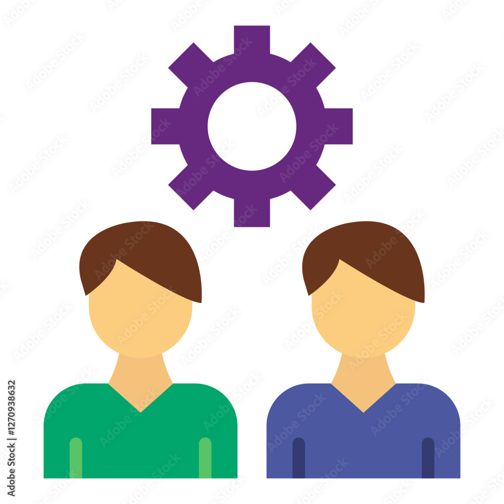 Friendship Workshop Vector Design Icon Style Friendship Workshop Vector Design Icon Style